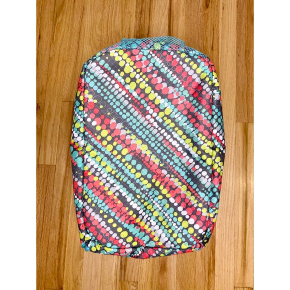 Thirty-One All Pro Tote Graffiti Dot Green Polka Dot with Shoe Compartment - Picture 10 of 15